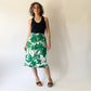Alison Skirt - Green and White Floral